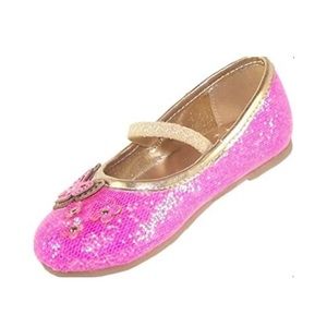 Sparkle Club Pink Glitter Slip On Dress Shoes